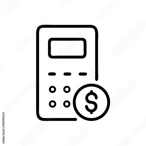 calculator icon vector illustration