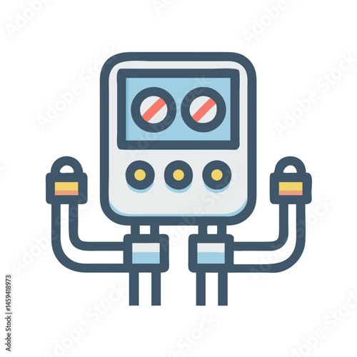 Electric Meter Reading Icon Design