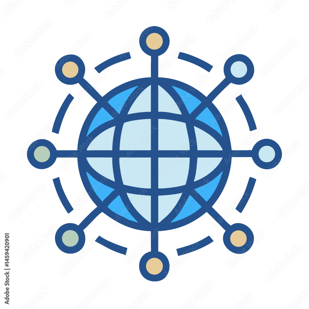 Glossy Spark Icon Combination Design Glossy Spark Icon Combination Design