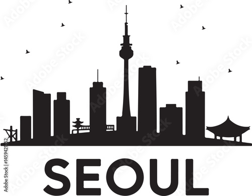 Seoul City Skyline Silhouette

Traditional Seoul Temple Vector

N Seoul Tower Minimalist Art

Seoul at Night Cityscape

Korean Architecture Silhouette Design