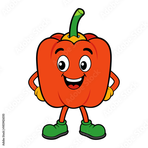 Download Bell Pepper Vector Art Illustration Eps File For Design.