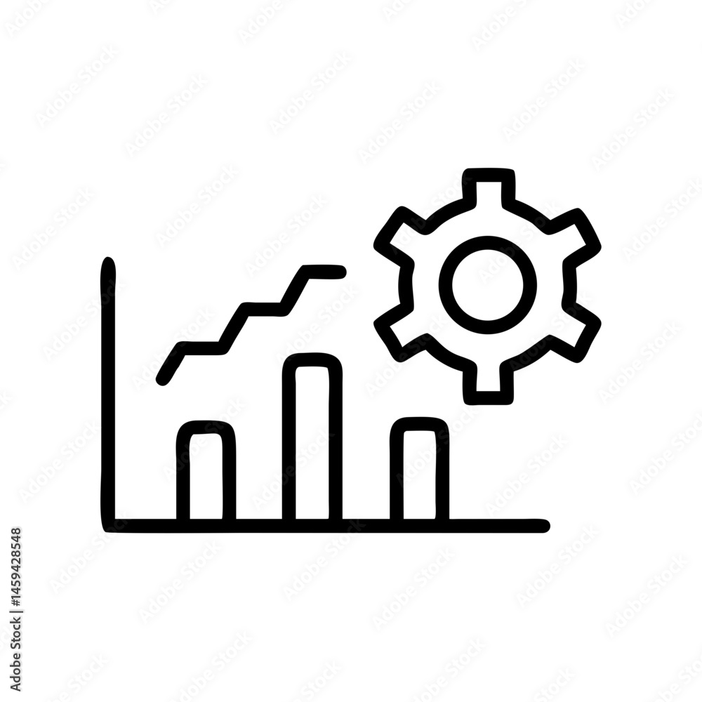 Settings Chart Icon Design Settings Chart Icon Design