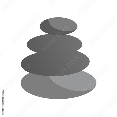 Stacked Spa Stones Icon Design