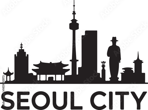 Seoul City Skyline Silhouette

Traditional Seoul Temple Vector

N Seoul Tower Minimalist Art

Seoul at Night Cityscape

Korean Architecture Silhouette Design
