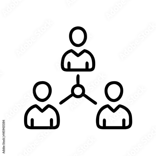Team Group Collaboration Icon Design