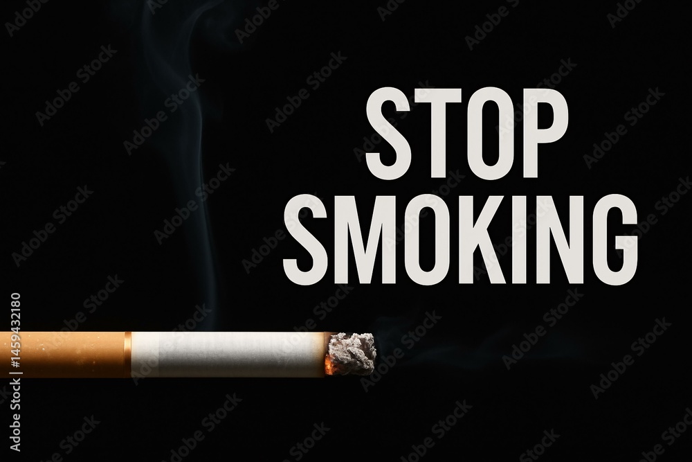 World No Tobacco Day: Powerful Anti-Smoking Message with Burning Cigarette