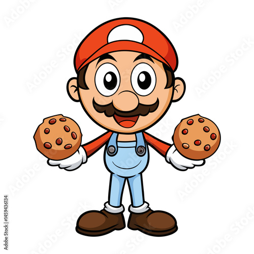 Download Subway Cookies Vector Art Illustration Eps File For Design.