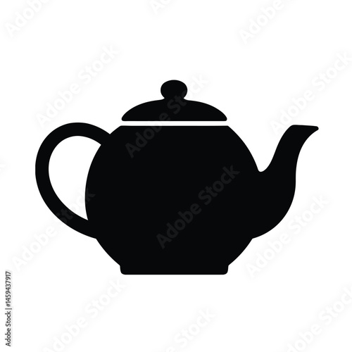 teapot silhouette isolated