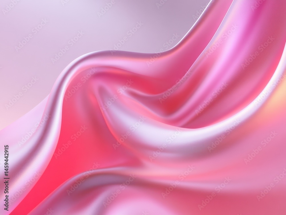 Obraz premium Pink satin fabric background