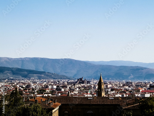 View of Florence from the Boboli gardens.