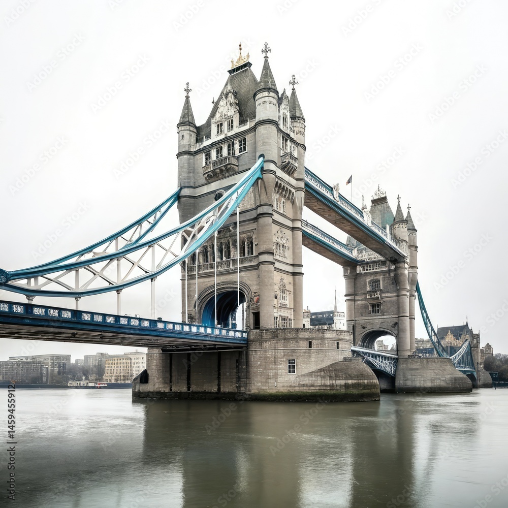 Obraz premium londan-brige-on-white-background