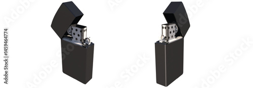 Black lighter isolated 