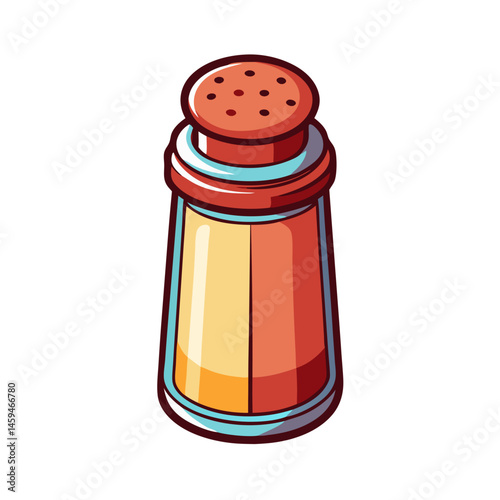 a salt or spice shaker no background vector file.