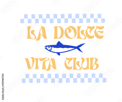 Italy Cute minimal Abstract European dolce cute  Italia pink novelty conversational   la dolce vita italy retro trending pyjama Graphic Vector Logo T-shirt Design emblem crest Fashion Tee t-shirt logo
