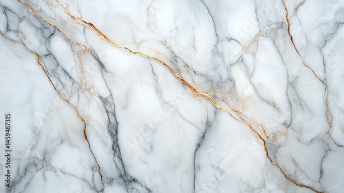 Abstract marble texture with veins of gold and gray