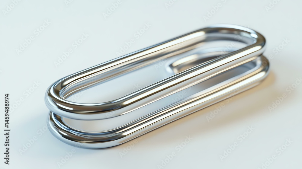 A realistic shot of a paper clip set with a neural network design, realistic metal, clean white background, soft lighting A realistic shot of a paper clip set with a neural network design, realistic metal, clean white background, soft lighting