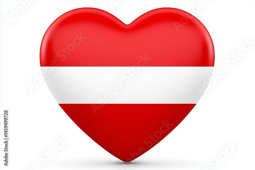 Austria Flag Heart Symbol on White Background – Love for Country, Patriotism, Travel and Cultural Concepts. Free Download Austria Flag Heart Symbol on White Background – Love for Country, Patriotism, Travel and Cultural Concepts. - GFXLoad