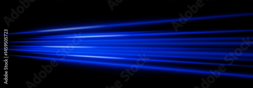 Spotlight. Blue bright stage rays stretching outward on dark. Great for concert posters, live show visuals, illumination effect, highlight scenes, energetic stage moments.