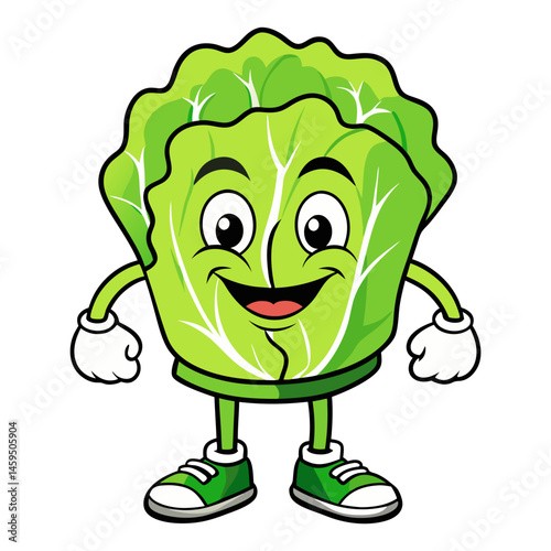 Download Napa Cabbage Vector Art Illustration Eps File For Design.