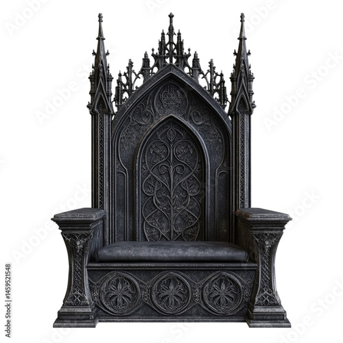 gothic throne dark ornate seat