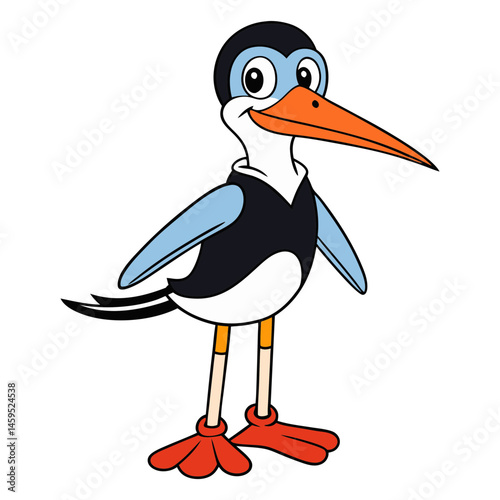 Download Skimmer Bird Vector Art Illustration Eps File For Design.