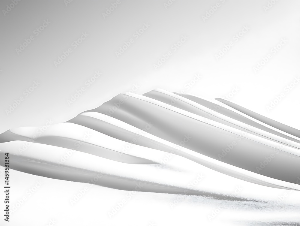 Obraz premium Grayscale Abstract Sand Dune Landscape