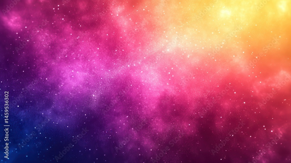 Obraz premium Colorful space nebula