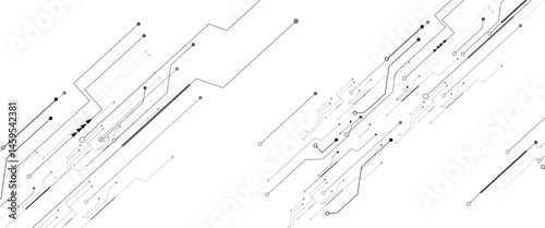 Transparent PNG available
Abstract grey circuit line technology