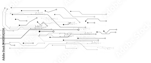 Transparent PNG available
Abstract grey circuit line technology