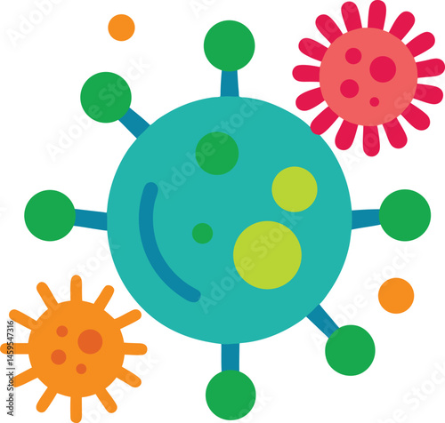 virus bacteria clipart