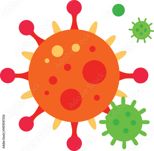 virus bacteria clipart