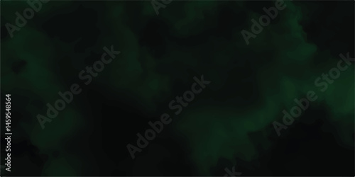 Abstract design with grunge . Bright and vibrant Multicolor Star field Infinite space outer space background. Black and Green smoke aquarelle smudge illustration smooth grungy smokey light green.