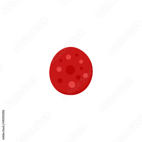 Pepperoni pizza vector illustration 