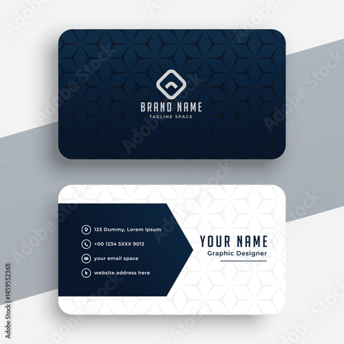 business cards mockup. Vector illustration