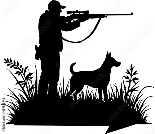 Hunting Silhouettes Bundle: Hunters, Deer, and Wild Game"