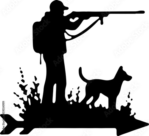 Hunting Silhouettes Bundle: Hunters, Deer, and Wild Game"