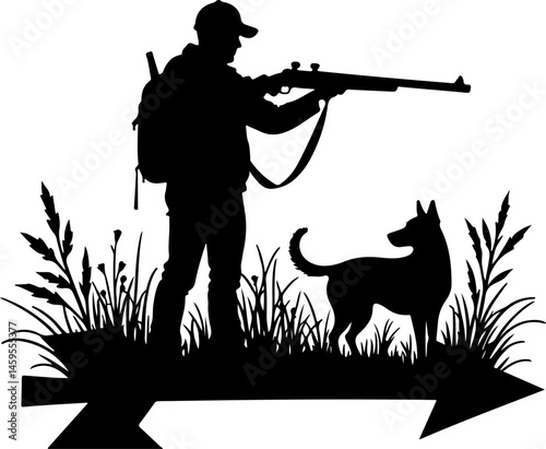 Hunting Silhouettes Bundle: Hunters, Deer, and Wild Game"