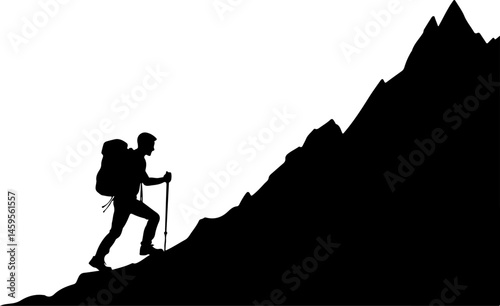 Mountain Trekker Silhouette Collection"