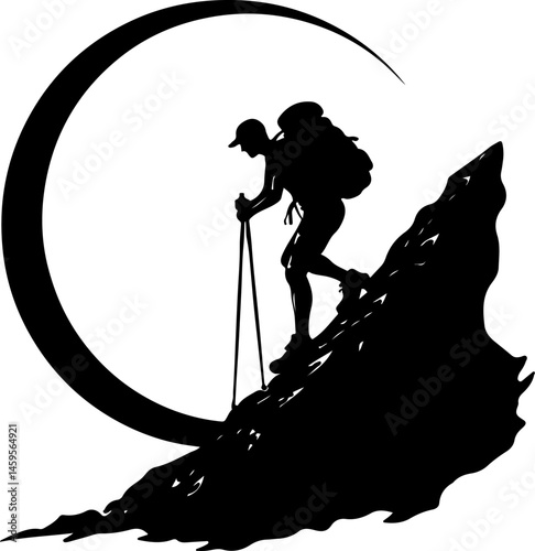 Mountain Trekker Silhouette Collection"
