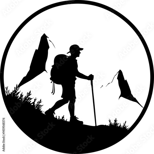 Mountain Trekker Silhouette Collection"