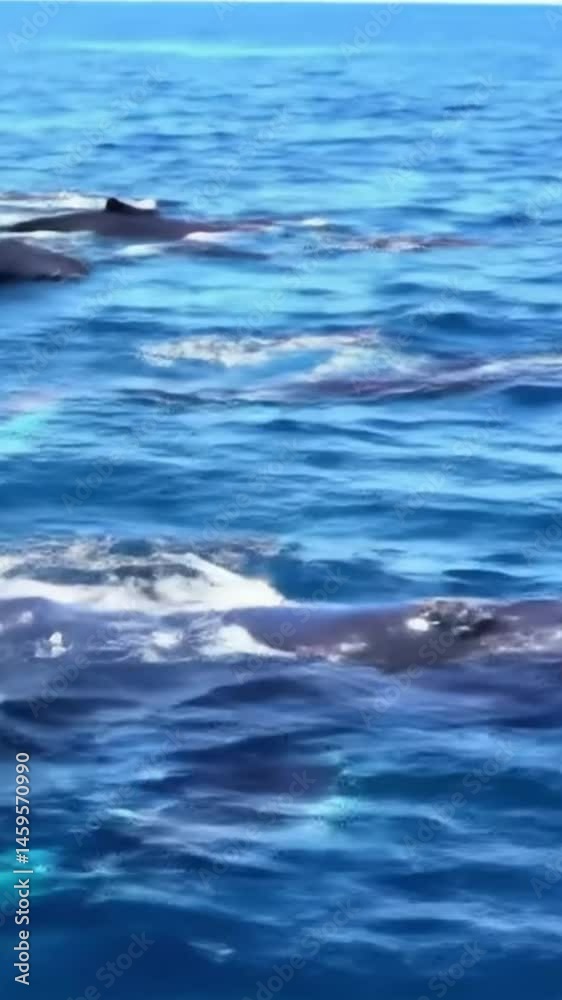 Amazing whale watching tour adventure in the ocean blue waters of the sea world travel video