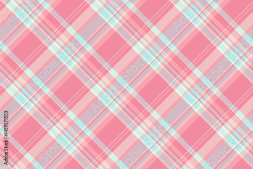 Sweet pastel pink, blue, and lavender plaid pattern.  Perfect for backgrounds, textiles, or scrapbooking projects.  This soft, repeating design evokes feelings of femininity and tranquility.