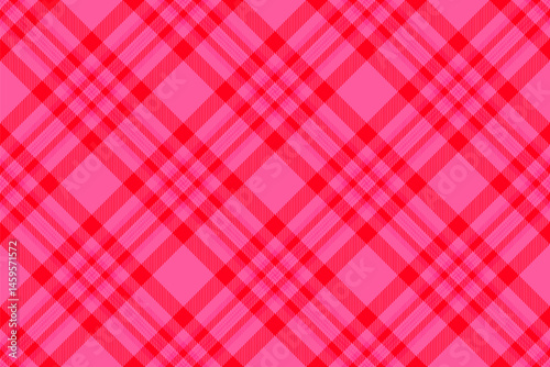 Bold, vibrant plaid pattern in shades of pink and red. Perfect for textiles, backgrounds, or graphic design. A versatile, eyecatching design element.