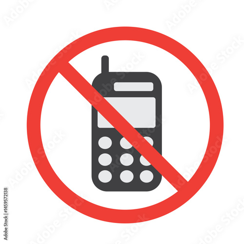 no cell phone sign, no phone allowed icon