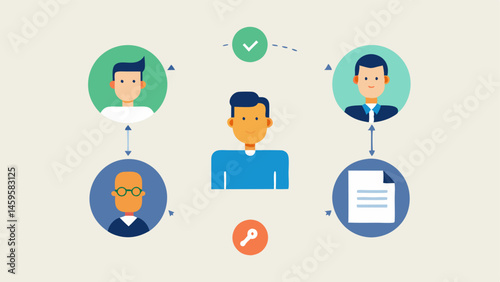 Feedback Loop A visual cycle diagram representing the process of candidates receiving interview feedback from AI and the AI refining its algorithms based on this data.