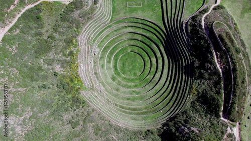 Moray is Made up of Circular Terraces, with Different Temperatures, Heights and Characteristics in Cusco, Peru
