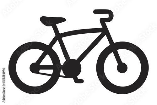 Bicycle Illustration for Cycling Art, Bike Graphics, Transportation Icon Sketch