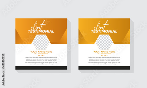Client testimonials.. Customer feedback modern and creative design .