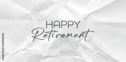 happy retirement text	