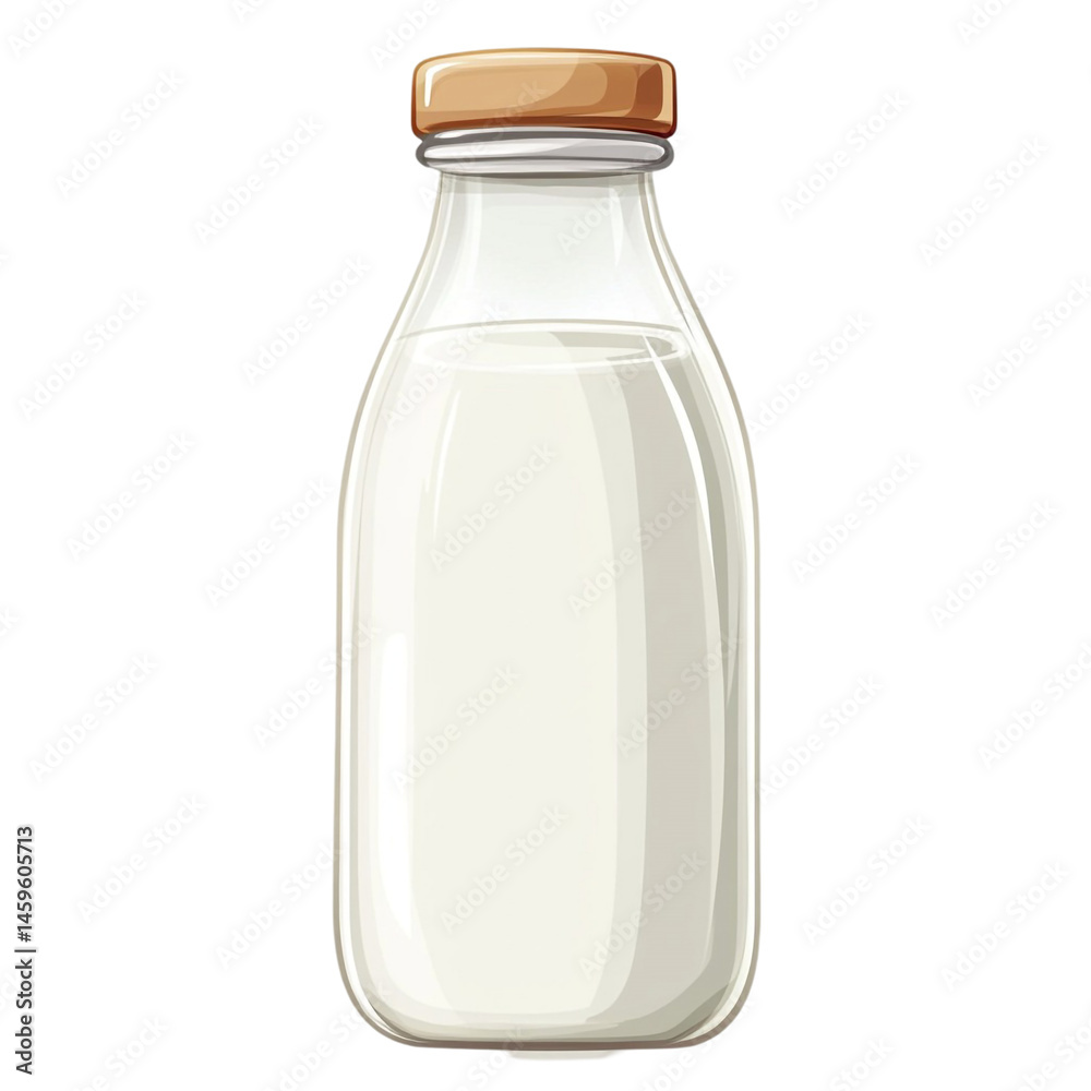 milk bottle glass dairy drink fresh